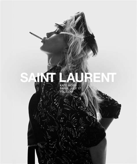 Kate Moss Looks Better Than Ever In New Saint Laurent Ad Campaign