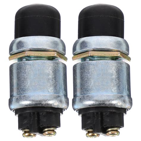 2 Pcs Ignition Switch Buttons Modify Horn Button Replacement Button ...