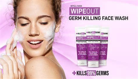 Wipeout Germ Killing Face Wash