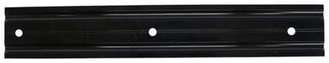 Tow Rax L Track Domed Anodized Black Aluminum 12 Long Tow Rax