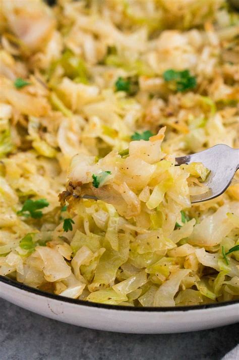 Saut Ed Cabbage Easy Healthy Side Delicious Meets Healthy