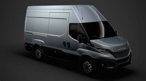 Iveco Daily Van L3H3 2020 Modelo 3D 129 3dm 3ds C4d Fbx Lwo