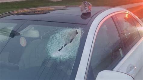 Woman Hit By Chunk Of Concrete Smashing Into Windshield In Taylorsville