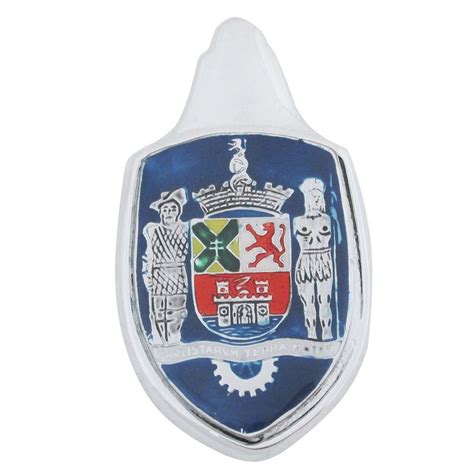 Emblema Bras O Novo Cromado Para O Bico Do Capo Do Vw Fusca Mod