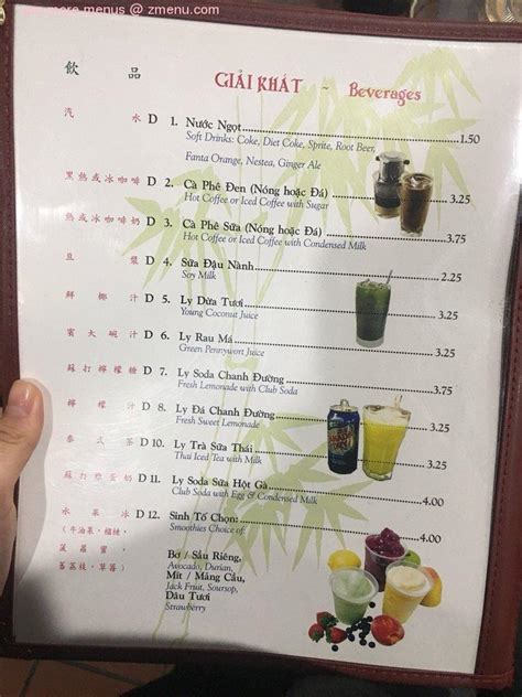 Online Menu Of Pho Sydney Restaurant Atlantic City New Jersey 08401