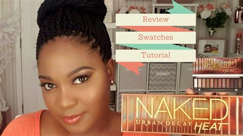 NEW Urban Decay Naked Heat Palette Review Swatches Tutorial Dania Lanese YouTube