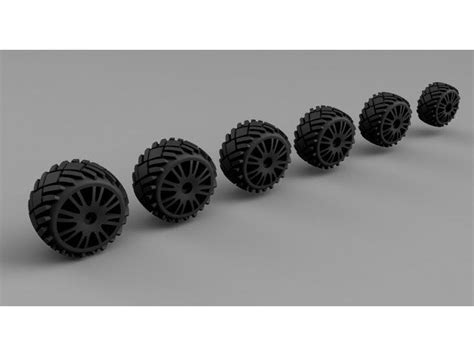 Gaslands Ice Wheels By Ecureuilx Thingiverse Rhotwheelscustoms