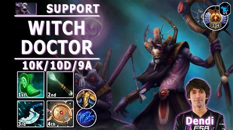 Witch Doctor Hard Support 7 32d Dendi Pos 5 WD Play Dota 2