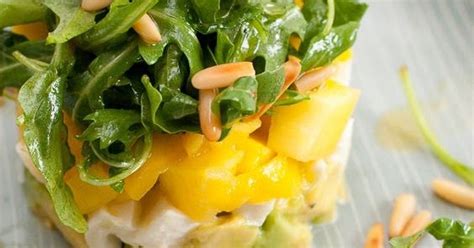 Andrea´s Kochbuch Avocado Mango Mozzarella Salat