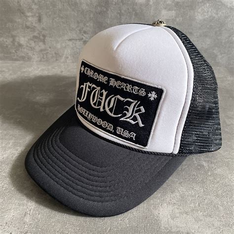 Yahoo Chrome Hearts Trucker Cap Fuck