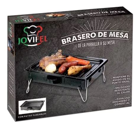 Brasero De Mesa Enlozado Profesional Parrilla Gastronomico Mebuscar