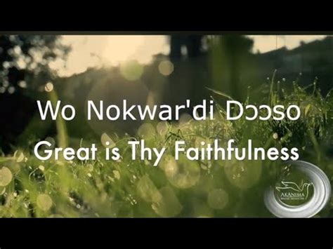 Sdah Great Is Thy Faithfulness Adventist Twi Hymns W Lyrics