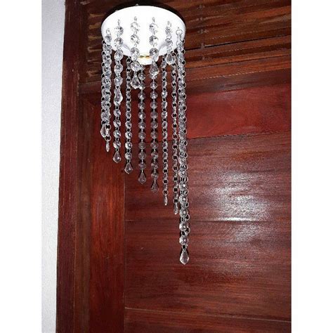 Lustre simples cristal acrílico pequeno corredor banheiro lavabo