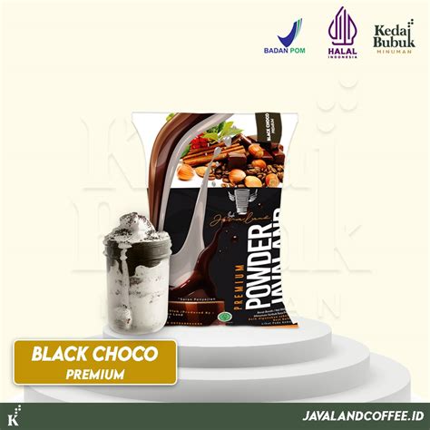 Jual Javaland Bubuk Minuman Rasa Black Choco 1Kg Premium Plain