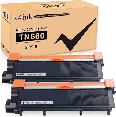 V4ink Compatible Tn 660 Toner Cartridge Replacement For Brother Tn660 Tn630 Toner