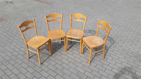 Krzesło PRL typ Thonet Fameg design lata 60 70 cena za 4 szt Gdynia