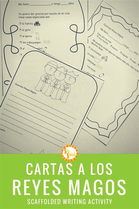 Three Kings Day Día De Los Reyes Magos Writing Activity Spanish Teacher Resources Spanish