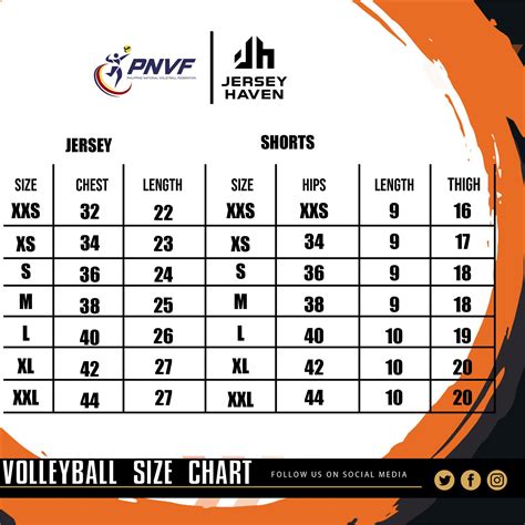 How to Ace Jersey Sizing in the Philippines: A Comprehensive Size Chart ...