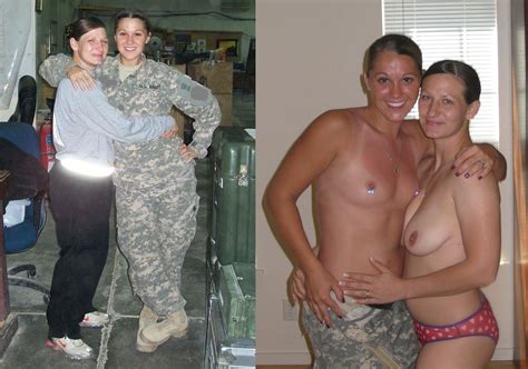 Military Dressed Undressed Shesfreaky