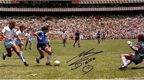 Diego Maradona Signed Photo, Autographed Photos