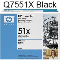 Genuine, HP Q7551X Black High Yield Toner Cartridge - Buy Catridge Online
