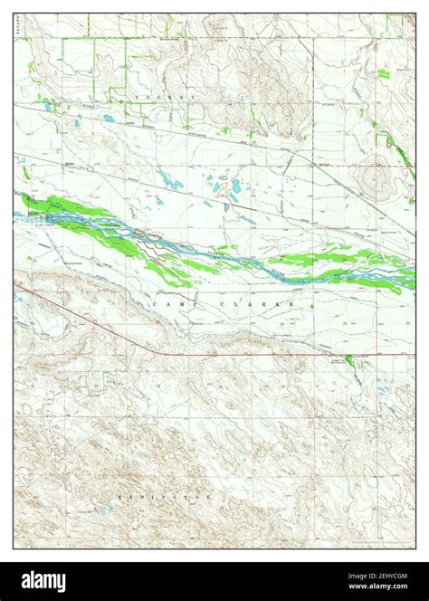 Bridgeport Nw Nebraska Map 1965 124000 United States Of America By