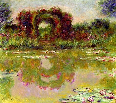 Rose Arches At Giverny Claude Oscar Monet