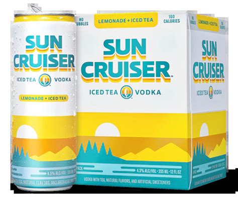 Sun Cruiser Lemonade Iced Tea Vodka Oz Pk Cn Luekens Wine Spirits