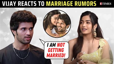 Vijay Deverakonda Denies Marriage Engagement Rumors With Rashmika