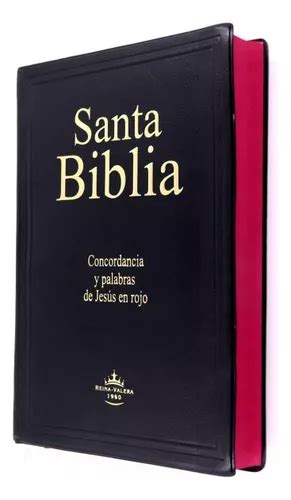 Santa Biblia Rvr Letra Gigante Vinil Negro