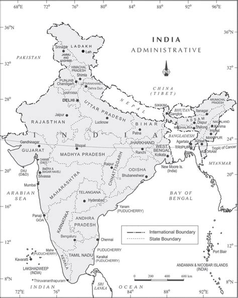 Map Work India Size And Location Class 9 Geography Chapter 1 NCERT