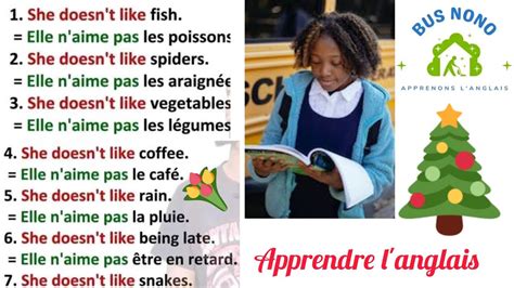 Apprendre L Anglais Avec L Expression Elle N Aime Pas Youtube