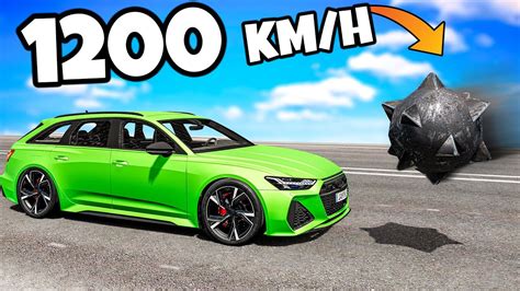 AUTA UNIKAJĄ LECĄCYCH 1200KM H OBIEKTÓW BeamNG Drive YouTube