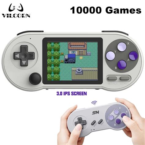 Sf2000ミニポータブルビデオゲームコンソール 10000インチipsスクリーン Nnes Md用統合ゲーム3 0レトロゲーム