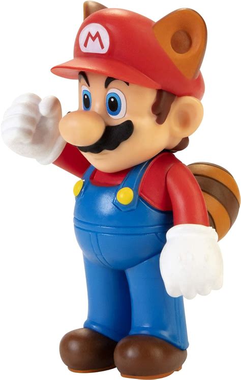 Super Mario Racoon Mario Figura De Acci N Coleccionable De