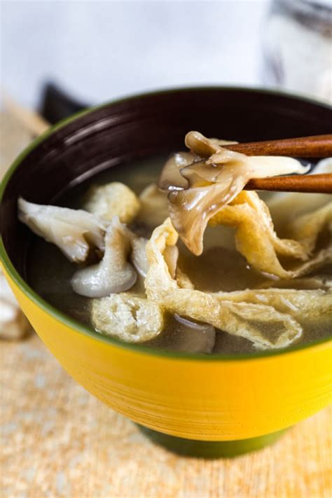 Maitake Mushroom Miso Soup | Pickled Plum