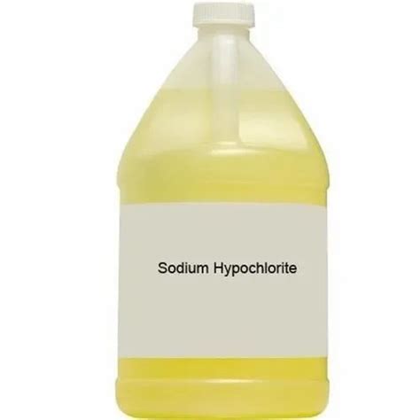 Sodium Hypochlorite Liquid Chemical Formula Naocl At Rs 13kg In Vadodara