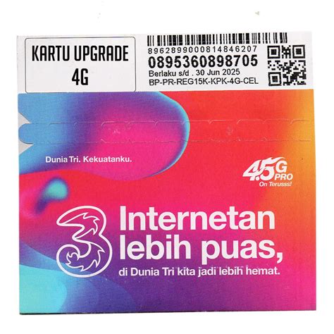 Jual Kartu Tri Zero Perdana Kosong Upgrade G Nasional Shopee