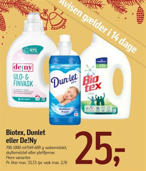 Biotex vaskemiddel flydende tilbud hos Føtex