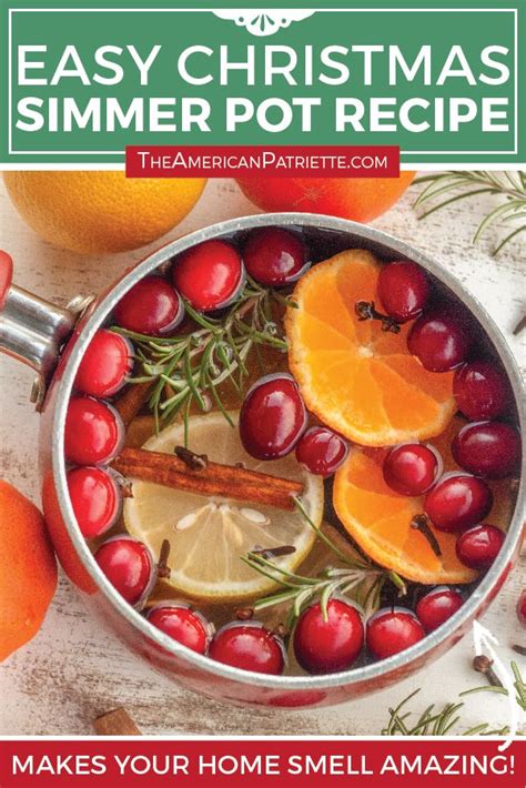 How To Make An Easy Christmas Simmer Pot A Delicious Stove Top Potpourri For The Holidays