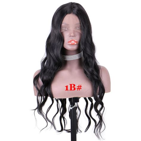 Wonderlady Midden Deel Lace Front Pruik Inch Lan Grandado