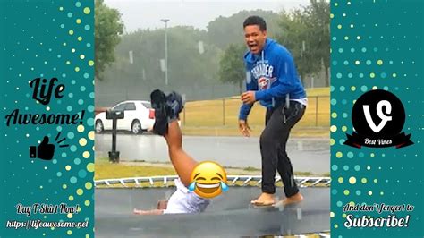 Try Not To Laugh Funny Fails Compilation Trampoline Fails Youtube