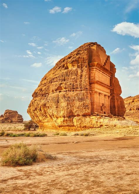 Tomb Lihyan Son Of Kuza Or Qasr Al Farid At Hegra Saudia Arabia Most