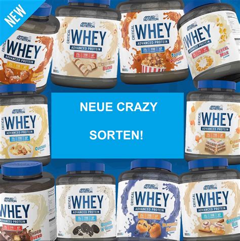 Applied Nutrition Critical Whey Kg Special Flavours Mit Isolat