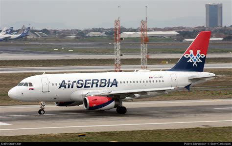 Aircraft Photo Of Yu Ape Airbus A Air Serbia Airhistory