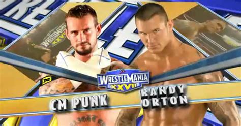 Wrestlemania 27 Cm Punk Vs Randy Orton Wwes The Nexus Photo