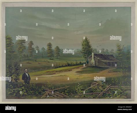 Pioneer Home Of Abraham Lincoln Stock Photo Alamy