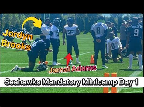 Seahawks Mandatory Minicamp Day Jamal Adams And Jordyn Brooks In