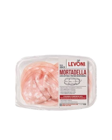 Igp Mortadella Bologna Sliced Levoni 10x100gr Carnevale