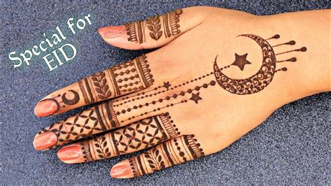 Eid 2021 Special Mehndi Design Chand Mehndi For Eid Mehndi